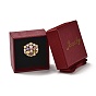 Square & Word Jewelry Cardboard Jewelry Boxes, with Bowknot & Sponge, for Earring, Ring, Necklace and Bracelets Gifts Packaging