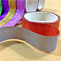 Glitter scrapbook diy rubans adhésifs décoratifs, 15mm, 3m/rouleau