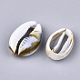 Acrylic Beads, Imitation Gemstone Style, No Hole/Undrilled, Cowrie Shell Shape