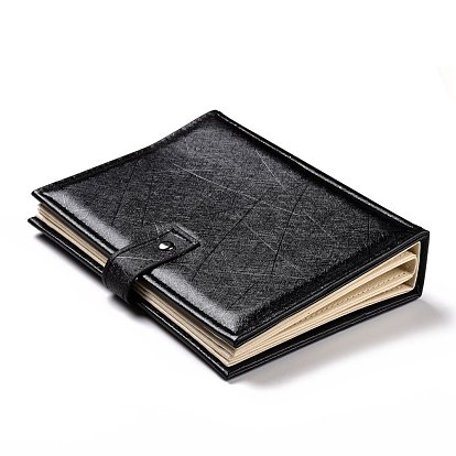 Портативный держатель для серег из искусственной кожи, складная книга, книга для хранения ювелирных изделий для женщины девушки