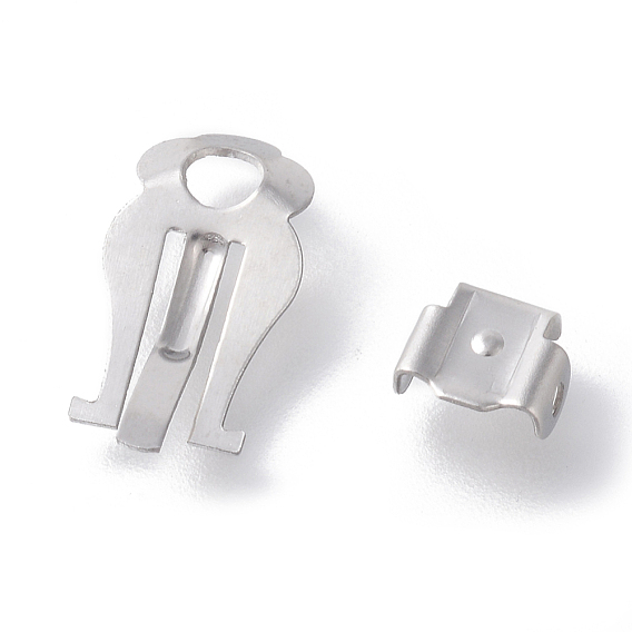 316 Surgical Stainless Steel Clip-on Earring Findings