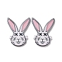 Printed  Acrylic Pendants, Easter Theme, Rabbit/Egg Charms