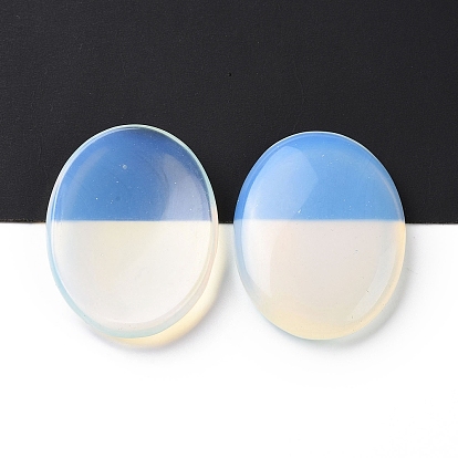 Oval Opalite Thumb Worry Stone for Anxiety Therapy