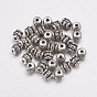  Perles de séparateur de style tibétain , sans cadmium et sans plomb, baril, 5x5x5mm, Trou: 1.5mm