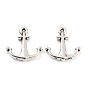 Alloy Charms, Cadmium Free & Lead Free, Anchor