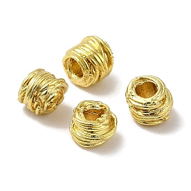 Rack Plating Alloy Beads, Long-Lasting Plated, Column