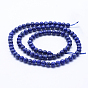 Lapis-lazuli, brins de perles naturels , classe ab, ronde