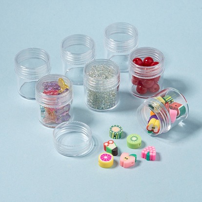 Étui de rangement transparent pour organisateur de perles, conteneurs de perle plastique, conteneurs de perles de rocaille avec 30 de minuscules conteneurs, rectangle, 16x13.5x3.5 cm