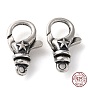 925 Thailand Sterling Silver Lobster Claw Clasps, Star