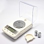 Diamond Jewelry Tool Digital Scale, Pocket Scale, Aluminum with ABS, Weight Capacity 250CT, Weight Increment 0.005CT, with Two Weights, 135x89x68mm