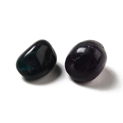 Perles de fluorite naturelles, pierre tombée, pierres de guérison, pour les cristaux de guérison reiki équilibrage des chakras, gemmes de remplissage de vase, pas de trous / non percés, nuggets