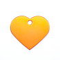 Colored Aluminum Pendants, Laser Cut, Double Sided Dog Pet Name Phone Number ID Tag Charm, Heart