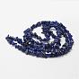 Natural Lapis Lazuli Beads Strands, Chip, Grade A