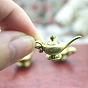 Ornements de théière miniature en résine vintage, accessoires de maison de poupée de jardin paysager micro, faire semblant de décorations d'accessoires, avec une poignée