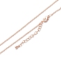 Brass Ball Chain Necklaces, Long-Lasting Plated