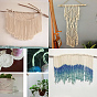 Cordon en coton macramé, corde de coton torsadée, pour accrocher au mur, cintres de plantes, artisanat et décorations de mariage