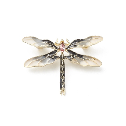Dragonfly Enamel Pin, Golden Alloy Badge for Backpack Clothes