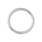 304 Stainless Steel Twister Clasps, Ring