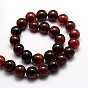 Dyed Natural Agate Round Beads Strands