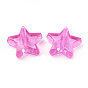 Transparent Acrylic Beads, Star