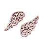 Wooden Cabochons, Laser Cut Wood Shapes, Wing