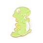 Cute Dinosaur Enamel Pin, Gold Plated Alloy Badge for Backpack Clothes