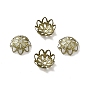 Ion Plating(IP) 304 Stainless Steel Flower Fancy Bead Caps, Multi-Petal