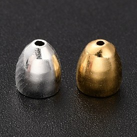 Brass Cord Ends, End Caps, Long-Lasting Plated