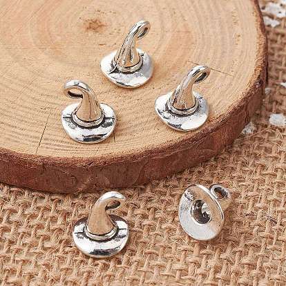 Tibetan Style Alloy Charms, Cadmium Free & Lead Free, Witch Hat Charms