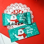 Рождественская тема пластиковые термосвариваемые пакеты для упаковки конфет, аксессуары для выпечки, снеговик