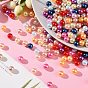 Perles acryliques en nacre d'imitation , sans trou, ronde