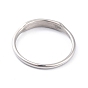 304 Stainless Steel Plain Band Finger Ring for Women