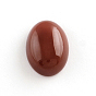 Agate rouge naturel cabochons de pierres précieuses, ovale