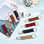Gorgecraft 10Pcs 5 Colors Alloy Hat Clip for Travel, with Polyester Strap