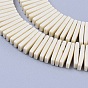 Natural Agate Beads Strands, Top Drilled Beads, Rectangle