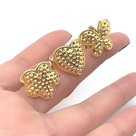 Iron Sewing Thimbles, Adjustable Finger Shiled Ring, Finger Protector Tools, DIY Craft Accessories, Golden, Heart/Butterfly/Flower