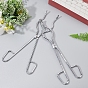 Olycraft Stainless Steel Crucible Tongs, Serrated Tips
