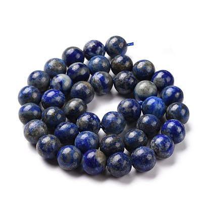 Lapis-lazuli, brins de perles naturels , ronde