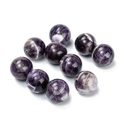Améthyste perles naturelles, sphère de pierres précieuses, pas de trous / non percés, ronde