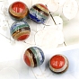 7 Chakra Gemstone Sphere Ball, Natural Gemstone No Hole Beads, Round