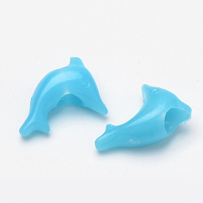 Des perles en plastique, dauphin