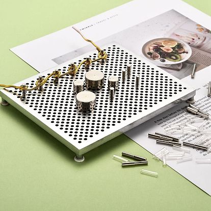 Kit de plantilla de alambre de bricolaje, aluminio, herramientas de fabricación de joyas