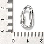 304 Stainless Steel Linking Rings, Irregular Oval Connector