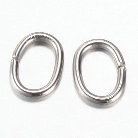 201 Stainless Steel Quick Link Connectors, Linking Rings, Oval