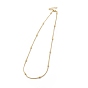 Rack Plating Brass Satellite Chain Necklace for Women, Lead Free & Cadmium Free