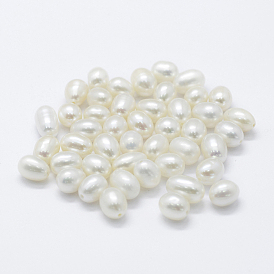 Culture des perles perles d'eau douce naturelles, la moitié foré, pomme de terre