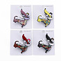 Dog Enamel Pin, Animal Alloy Brooch for Backpack Clothes, Electrophoresis Black, Nickel Free & Lead Free