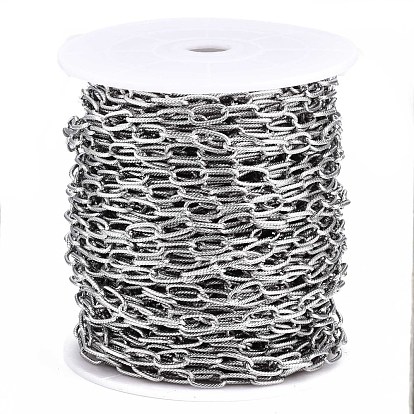 304 кабельные цепи из нержавеющей стали, с катушкой, несварные, без никеля , овальные
