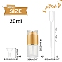 BENECREAT 20ml Frosted Glass Spray Bottles Fine Mist Travel Perfume Bottle with Dust Cap, Dropper and Funnel for Perfumes Essentail Oil Cosmetic