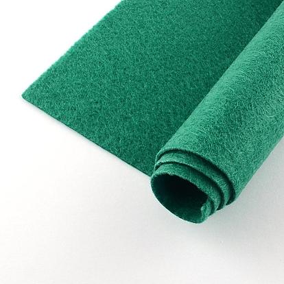 Нетканые ткани вышивка иглы войлока для DIY ремесел, квадратный, 298~300x298~300x1 мм , около 50 шт / мешок